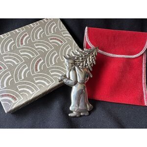 Gorham 1977 St. Nicholas American‎ Heritage Society Sterling Christmas Ornament